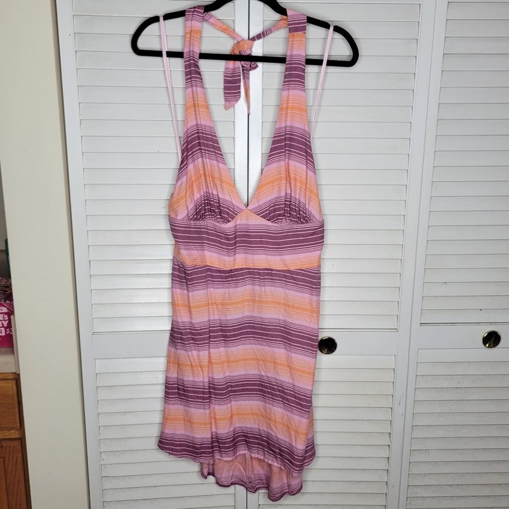 Wild Fable Halter Neck Sleeveless Fit & Flare Mini Dress PLUS XXL NWT 331087441 - Picture 2 of 12